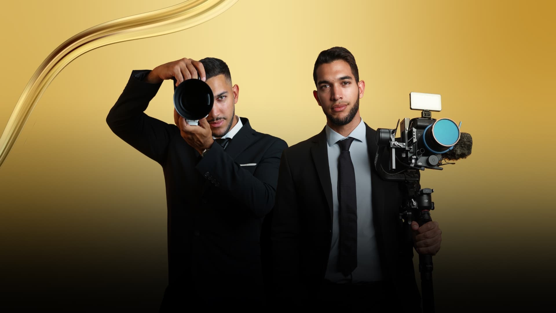 Magdi and Yousef Soliman, founders of Visual Twins